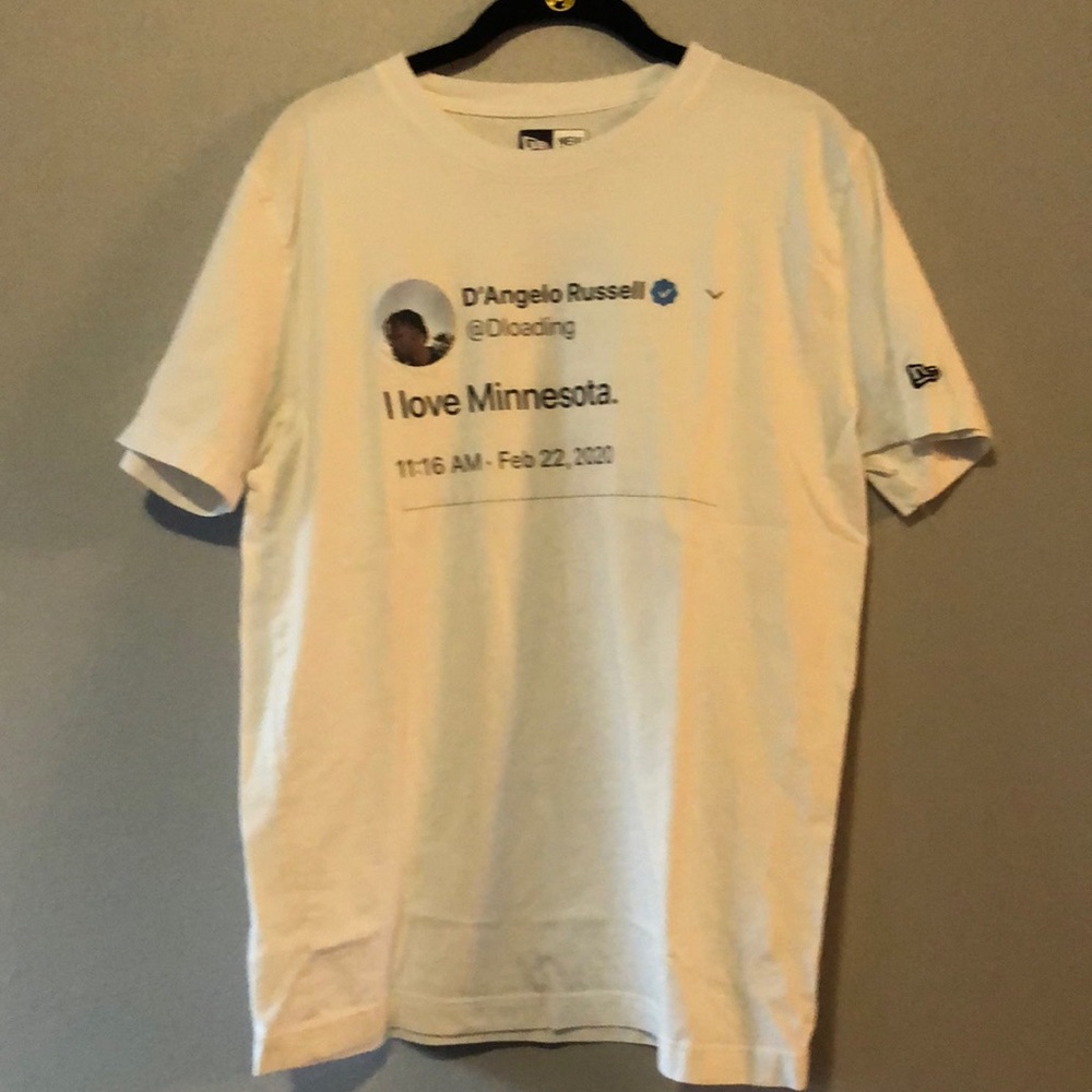 Minnesota Timberwolves D’Angelo Russell novelty t-shirt